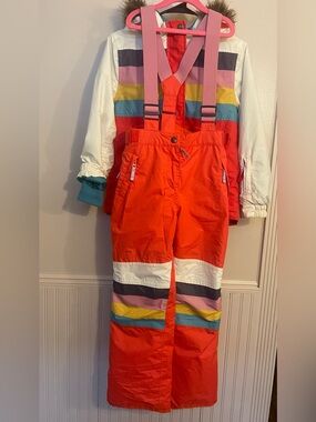 Boden Girls Ski Jacket/Overalls 9/10